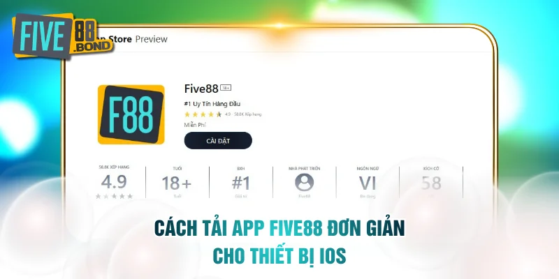 Nắm vững các bước tải app FIVE88 đơn giản