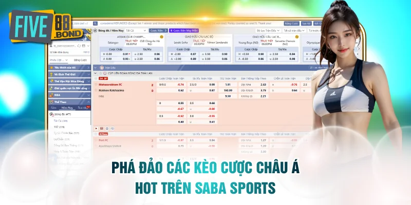 Phá đảo các kèo cược Châu Á hot trên SABA Sports